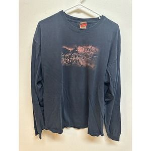 Biker For Life Mens Long Sleeve Shirt | Size X-Large | Hot Leathers Tag